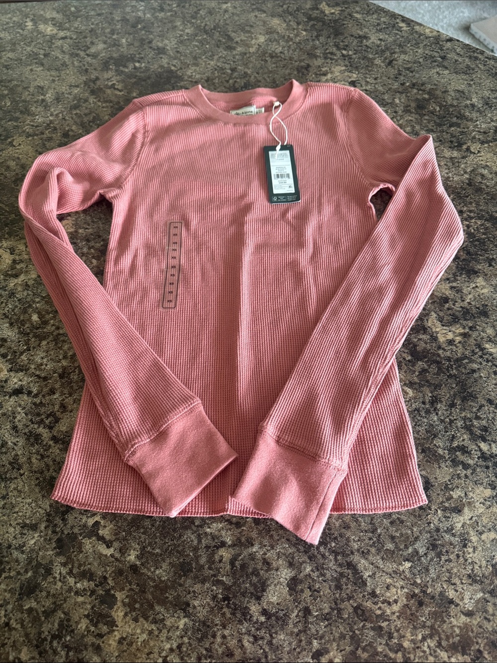 Women’s Ribbed Long-Sleeve Thermal - Dusty Rose